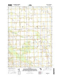Bad Axe SE Michigan Current topographic map, 1:24000 scale, 7.5 X 7.5 Minute, Year 2016