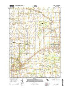 Bad Axe West Michigan Historical topographic map, 1:24000 scale, 7.5 X 7.5 Minute, Year 2014
