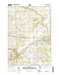 Bad Axe West Michigan Current topographic map, 1:24000 scale, 7.5 X 7.5 Minute, Year 2017