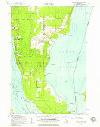 Baie De Wasai Michigan Historical topographic map, 1:24000 scale, 7.5 X 7.5 Minute, Year 1951