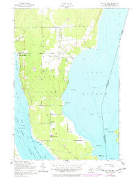 Baie De Wasai Michigan Historical topographic map, 1:24000 scale, 7.5 X 7.5 Minute, Year 1951