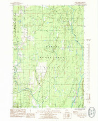 Baker Creek Michigan Historical topographic map, 1:24000 scale, 7.5 X 7.5 Minute, Year 1985