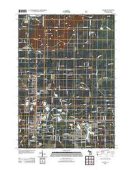 Baldwin Michigan Historical topographic map, 1:24000 scale, 7.5 X 7.5 Minute, Year 2012