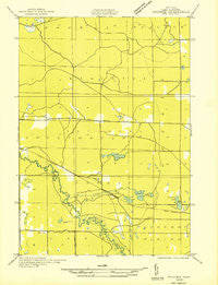 Baldwin NW Michigan Historical topographic map, 1:31680 scale, 7.5 X 7.5 Minute, Year 1931