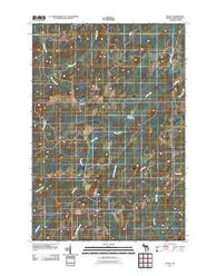 Banat Michigan Historical topographic map, 1:24000 scale, 7.5 X 7.5 Minute, Year 2011