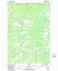 Banat Michigan Historical topographic map, 1:24000 scale, 7.5 X 7.5 Minute, Year 1989