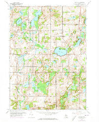 Banfield Michigan Historical topographic map, 1:24000 scale, 7.5 X 7.5 Minute, Year 1961