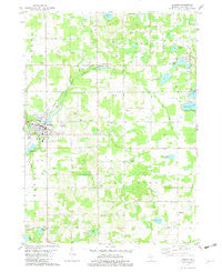 Bangor Michigan Historical topographic map, 1:24000 scale, 7.5 X 7.5 Minute, Year 1981