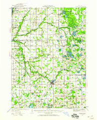 Bangor Michigan Historical topographic map, 1:62500 scale, 15 X 15 Minute, Year 1927