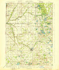 Bangor Michigan Historical topographic map, 1:62500 scale, 15 X 15 Minute, Year 1931