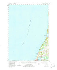 Bar Lake Michigan Historical topographic map, 1:62500 scale, 15 X 15 Minute, Year 1956
