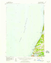 Bar Lake Michigan Historical topographic map, 1:62500 scale, 15 X 15 Minute, Year 1956