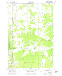 Barbeau Michigan Historical topographic map, 1:24000 scale, 7.5 X 7.5 Minute, Year 1951