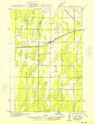 Bark River NE Michigan Historical topographic map, 1:31680 scale, 7.5 X 7.5 Minute, Year 1932