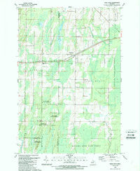 Bark River Michigan Historical topographic map, 1:24000 scale, 7.5 X 7.5 Minute, Year 1989