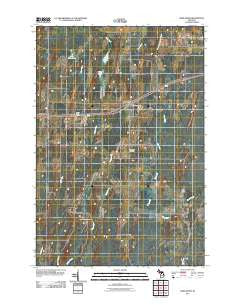 Bark River Michigan Historical topographic map, 1:24000 scale, 7.5 X 7.5 Minute, Year 2011