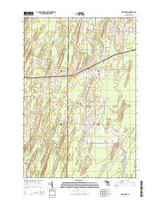 Bark River Michigan Historical topographic map, 1:24000 scale, 7.5 X 7.5 Minute, Year 2014