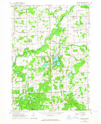 Barnes Lake Michigan Historical topographic map, 1:24000 scale, 7.5 X 7.5 Minute, Year 1963