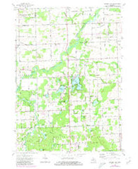 Barnes Lake Michigan Historical topographic map, 1:24000 scale, 7.5 X 7.5 Minute, Year 1963