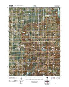 Baroda Michigan Historical topographic map, 1:24000 scale, 7.5 X 7.5 Minute, Year 2011