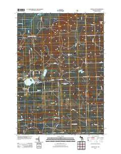Barton City Michigan Historical topographic map, 1:24000 scale, 7.5 X 7.5 Minute, Year 2012