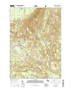 Barton City Michigan Historical topographic map, 1:24000 scale, 7.5 X 7.5 Minute, Year 2014