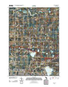 Bath Michigan Historical topographic map, 1:24000 scale, 7.5 X 7.5 Minute, Year 2011