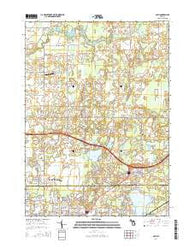Bath Michigan Historical topographic map, 1:24000 scale, 7.5 X 7.5 Minute, Year 2014