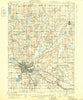 Battle Creek Michigan Historical topographic map, 1:62500 scale, 15 X 15 Minute, Year 1918