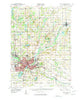 Battle Creek Michigan Historical topographic map, 1:62500 scale, 15 X 15 Minute, Year 1950