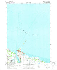 Bay City NE Michigan Historical topographic map, 1:24000 scale, 7.5 X 7.5 Minute, Year 1967
