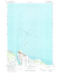 Bay City NE Michigan Historical topographic map, 1:24000 scale, 7.5 X 7.5 Minute, Year 1967