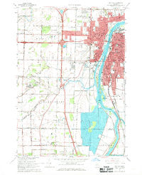 Bay City Michigan Historical topographic map, 1:24000 scale, 7.5 X 7.5 Minute, Year 1967