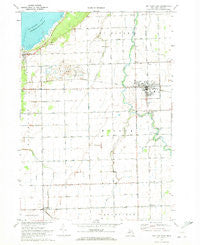 Bay Port East Michigan Historical topographic map, 1:24000 scale, 7.5 X 7.5 Minute, Year 1970
