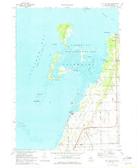 Bay Port West Michigan Historical topographic map, 1:24000 scale, 7.5 X 7.5 Minute, Year 1970