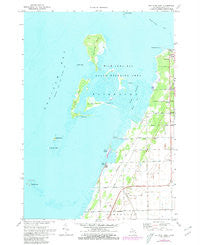 Bay Port West Michigan Historical topographic map, 1:24000 scale, 7.5 X 7.5 Minute, Year 1970