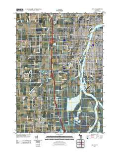Bay City Michigan Historical topographic map, 1:24000 scale, 7.5 X 7.5 Minute, Year 2011