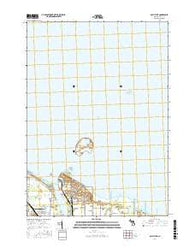 Bay City NE Michigan Current topographic map, 1:24000 scale, 7.5 X 7.5 Minute, Year 2017