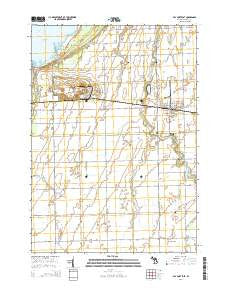 Bay Port East Michigan Historical topographic map, 1:24000 scale, 7.5 X 7.5 Minute, Year 2014