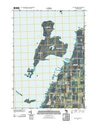 Bay Port West Michigan Historical topographic map, 1:24000 scale, 7.5 X 7.5 Minute, Year 2011