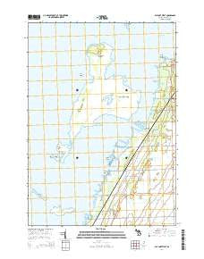 Bay Port West Michigan Historical topographic map, 1:24000 scale, 7.5 X 7.5 Minute, Year 2014