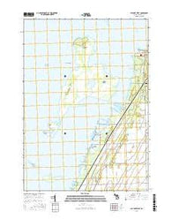 Bay Port West Michigan Current topographic map, 1:24000 scale, 7.5 X 7.5 Minute, Year 2016