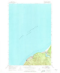 Beacon Hill Michigan Historical topographic map, 1:24000 scale, 7.5 X 7.5 Minute, Year 1954