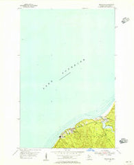 Beacon Hill Michigan Historical topographic map, 1:24000 scale, 7.5 X 7.5 Minute, Year 1954