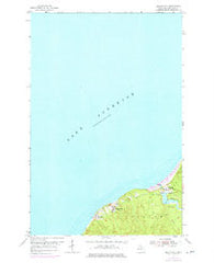 Beacon Hill Michigan Historical topographic map, 1:24000 scale, 7.5 X 7.5 Minute, Year 1954