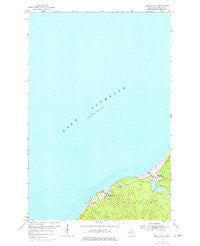 Beacon Hill Michigan Historical topographic map, 1:24000 scale, 7.5 X 7.5 Minute, Year 1954