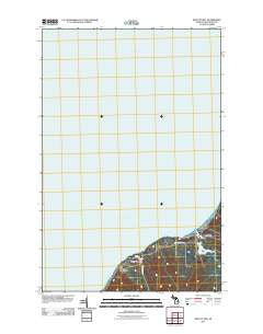 Beacon Hill Michigan Historical topographic map, 1:24000 scale, 7.5 X 7.5 Minute, Year 2011