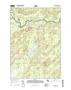 Bear Point Michigan Historical topographic map, 1:24000 scale, 7.5 X 7.5 Minute, Year 2014