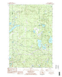 Beaton Michigan Historical topographic map, 1:25000 scale, 7.5 X 7.5 Minute, Year 1982