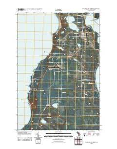 Beaver Island North Michigan Historical topographic map, 1:24000 scale, 7.5 X 7.5 Minute, Year 2011